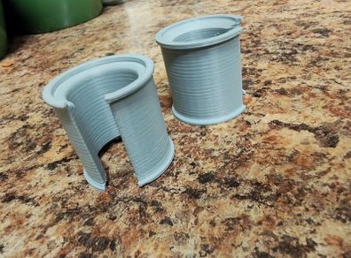Preston Innovations Compatible Offbox Adapters - 25mm Round (Grey)