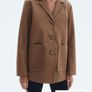 Oversized Twill Jacket Image 2
