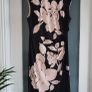 Phase Eight black and blush floral ruched dress Sz 16 UK - Rrp 99 (New) Image 3