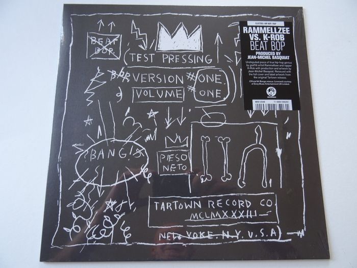 Jean Michel Basquiat art cover vinyl L.P