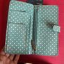 Cath Kidston travel wallet green polka dot Image 3
