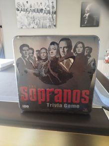 Vintage HBO The Sopranos Trivia Game Collector Tin - Factory Sealed