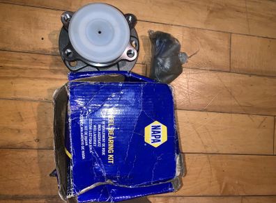 Rear right wheel bearing + splash guard heat shield
