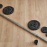Weights barbell + weights + quick lock collars Image 2