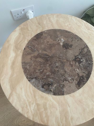 marble coffee table/side table