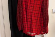 NEXT Red Top &amp; Wide-Leg Trousers (UK 18 / 2XL)
