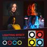 Neewer 2x 6-inch Dimmable LED Ring Light with Tripod Stand & Color Filter Image 5