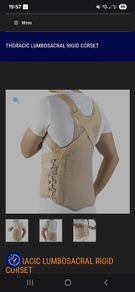thoraco-lumbar corset