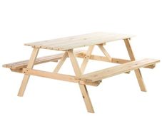 Outsunny 4-Seater Wooden Picnic Bench Set-Fir Wood