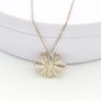 Vintage 925 Sterling Silver Filigree Butterfly Necklace Image 7