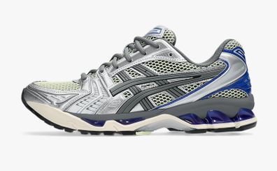 ASICS Gel Kayano 14 (Soft Yellow/ Asics Blue)   EU 42 No insoles