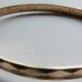 9ct Gold Bronze Core Diamond Flat Cut Style Vintage Bangle Hallmarked 14,56g Image 6