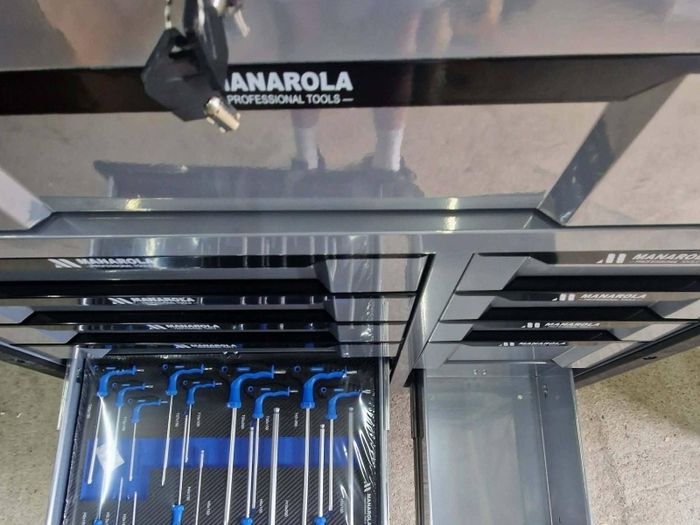 Manarola 12 Drawer Tool Box - Fully Loaded With Tools