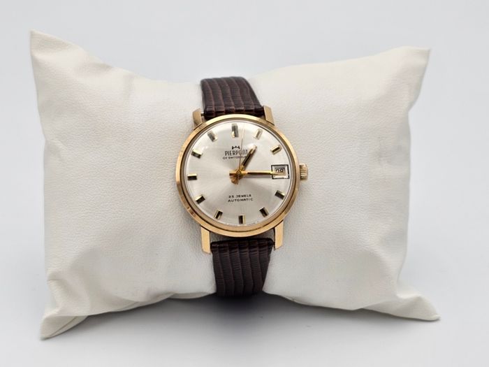 Vintage Swiss Made Automatic Pierpont 25Jewels 20 micron Gold Swiss watch