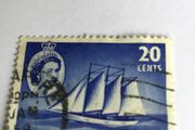 Queen Elizabeth stamp (Singapore/Malaya)