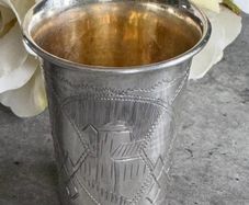 Imperial Russian Silver Vodka Tot