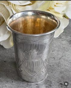 Imperial Russian Silver Vodka Tot