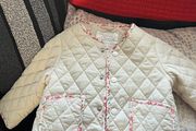 Girls jacket 6/9 mths new never worn