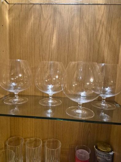 Marquis By Waterford 4 Vintage Crystal Brandy Glasses