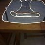 Ancol muddy paws reflective dog coat Image 3