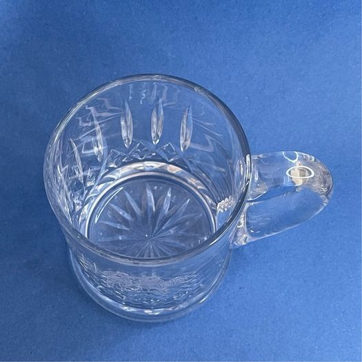 Edinburgh Crystal Rugby Etched Tankard