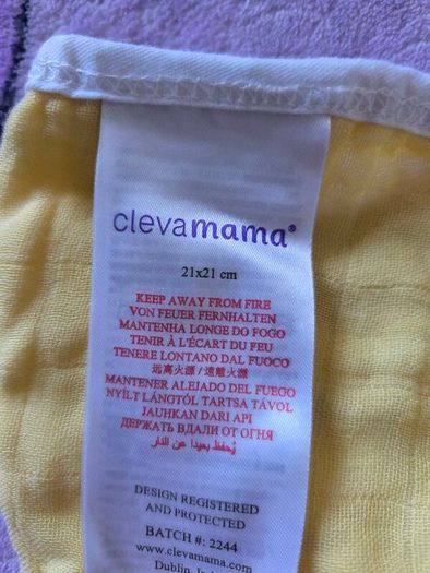 Brand-New Clevamama Bamboo Baby Comforter