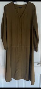 Warehouse Khaki Dress