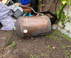 Old Copper cylinder
