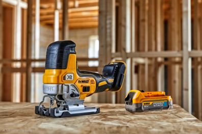 DeWALT 18V XR Cordless Brushless Jigsaw And 5AH 18V XR Powerstack Battery. Next Gen 1.7AH 3.5AH 5AH 18V XR PowerStack Batteries. DeWALT 12V - 54V Multi Voltage Chargers. 12A 54V Flexvolt Charger 12AH 54V Flexvolt Batteries.