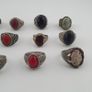 15 Boho Antique Rings Mixed Brass, Glass & Stone Designs Image 6