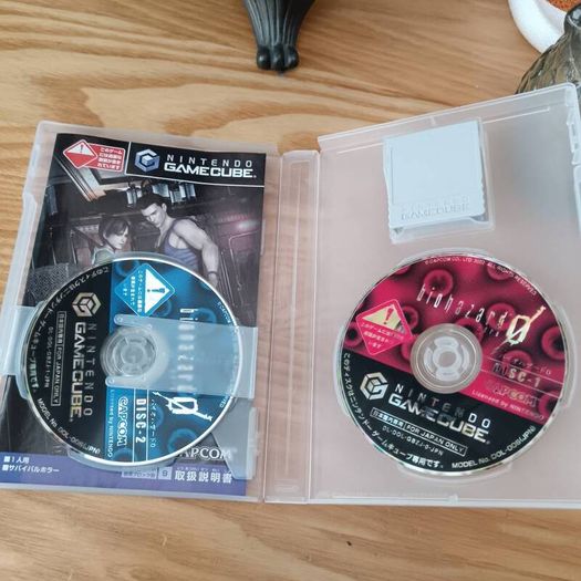 Biohazard Nintendo Game Cube Games Resident Evil Memory Card Japan.