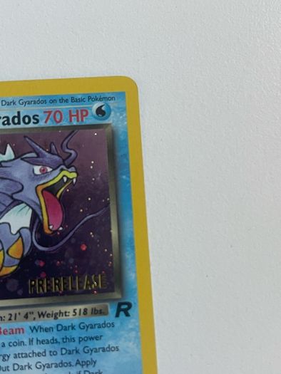 Dark Gyarados - Prerelease Holo Nm