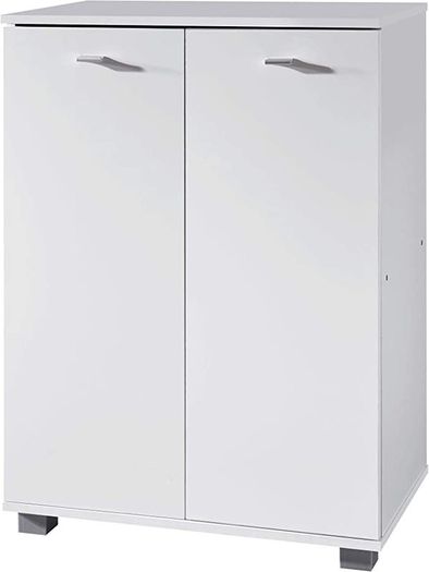 Shoe Cupboard 2 Door / 60 x 90 x 35 CM White Front High Shine 12 Pairs of shoes