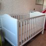 White babylo cot frame 140cm wide Image 2