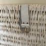Large White Wicker Stoage Basket Image 2