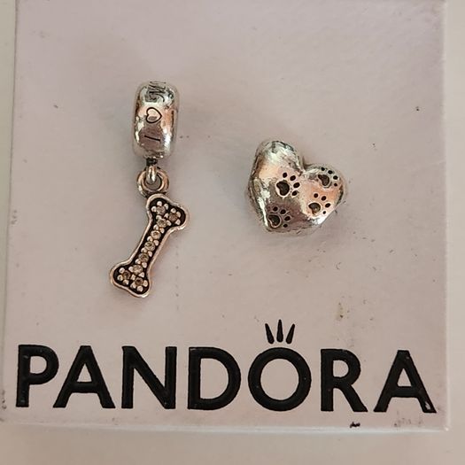Pandora charms x2 (dog)