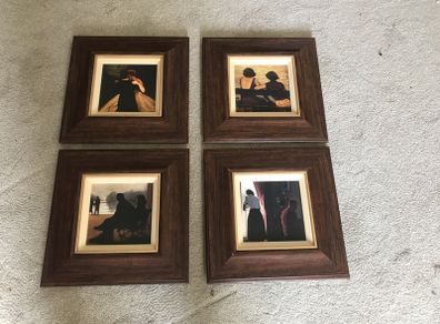 Roy Edwards set of 4 framed prints