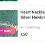 Newbridge Silver Hearts Necklace - NEW / Vintage Image 9