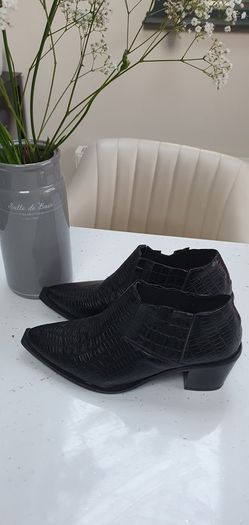Seven7 black shoe boots Sz 7.5 - Bnwot Rrp 59.99