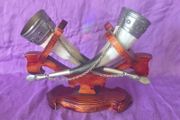 Collectable / Vintage Drinking horn set