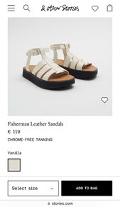 Other Stories chunky sandals, new, uk 8/eur 41