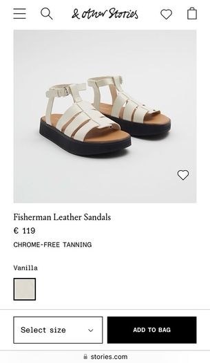 Other Stories chunky sandals, new, uk 8/eur 41