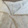 River island cream lace shorts size 10 Image 7