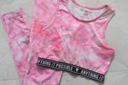 Girls crop top and leggings set