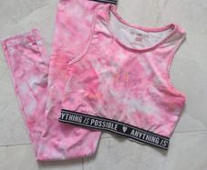 Girls crop top and leggings set