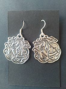 Celtic Water Horse Earrings