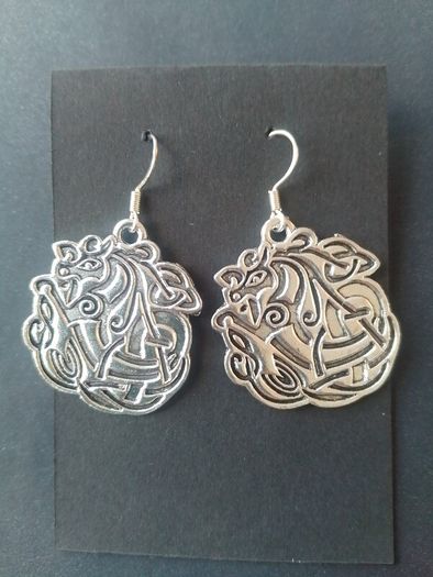 Celtic Water Horse Earrings
