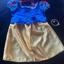Disney princess fancy dress up costume trunk with 4 outfits Age 3+ EUC Image 9