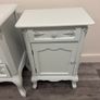 Beautiful Vintage Style Dresser Matching Bedside Table Complete Set Image 5