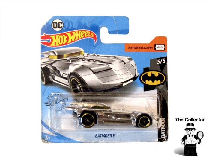 Hot Wheels Silver Chrome Batmobile Diecast Car Brand New Sealed